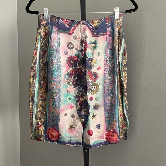 Vintage Women's Componix Brand Vintage Floral Printed Skirt - Picture 4 of 5